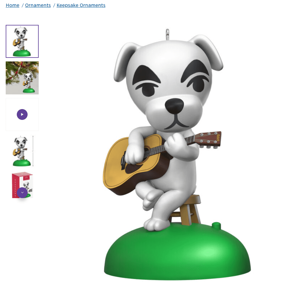 Nintendo Animal Crossing™: New Horizons K.K. Musical Ornament