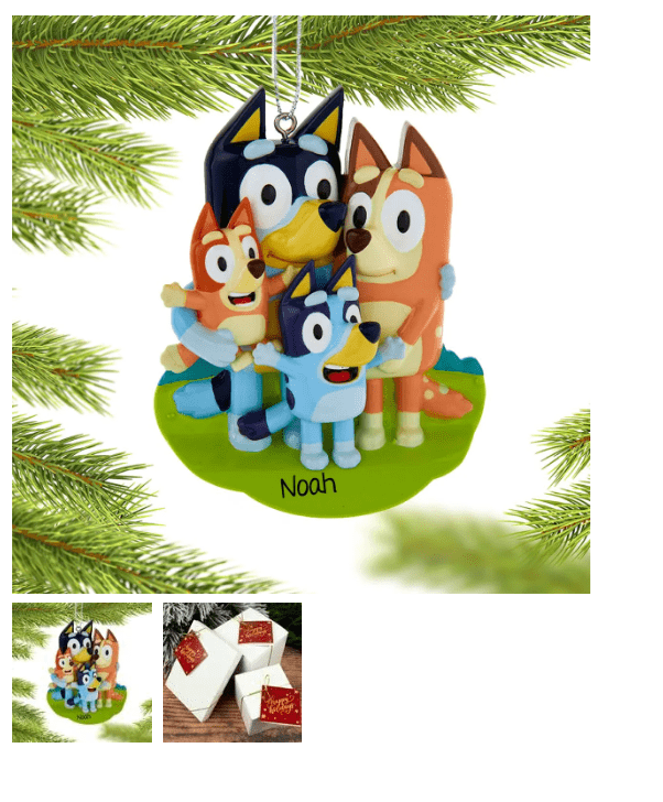Bluey Christmas Ornaments