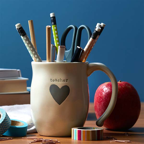 Teacher appreciation gift with Warm Heart mug