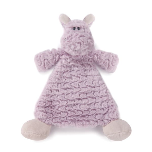 Harlow Hippo Rattle Blankie