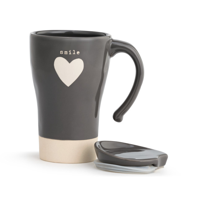 Smile Heart Travel Mug