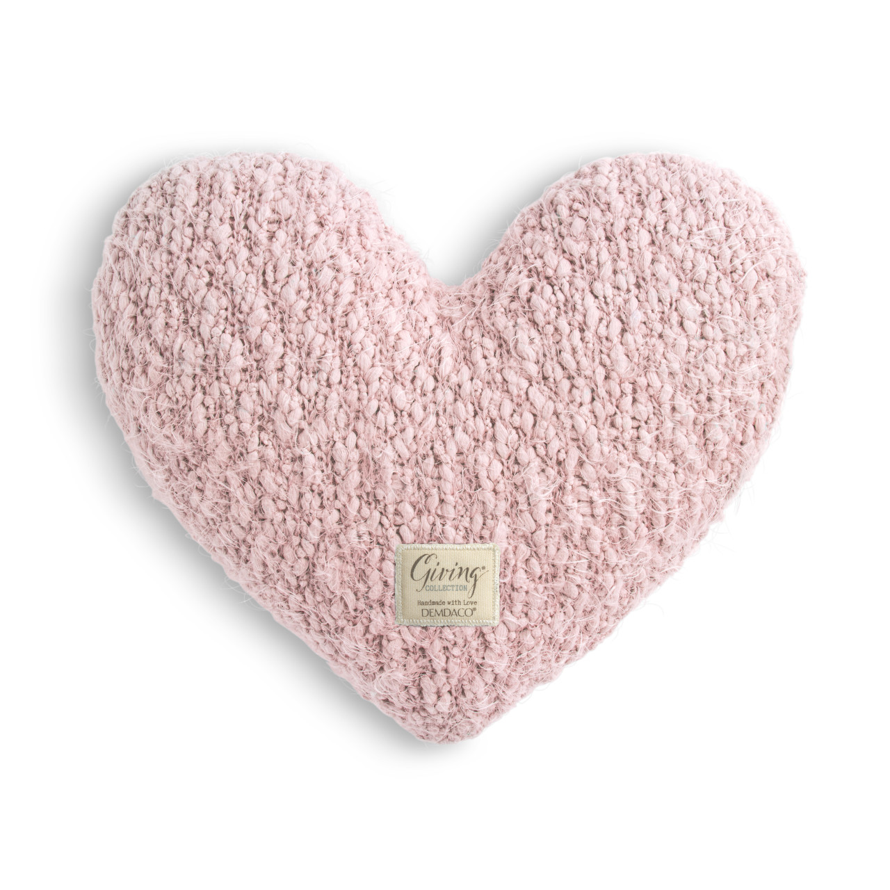 Pink Giving Heart Weighted Pillow
