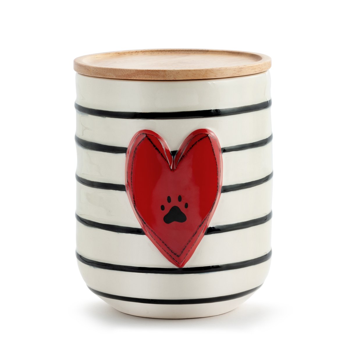 Paw print large canister 