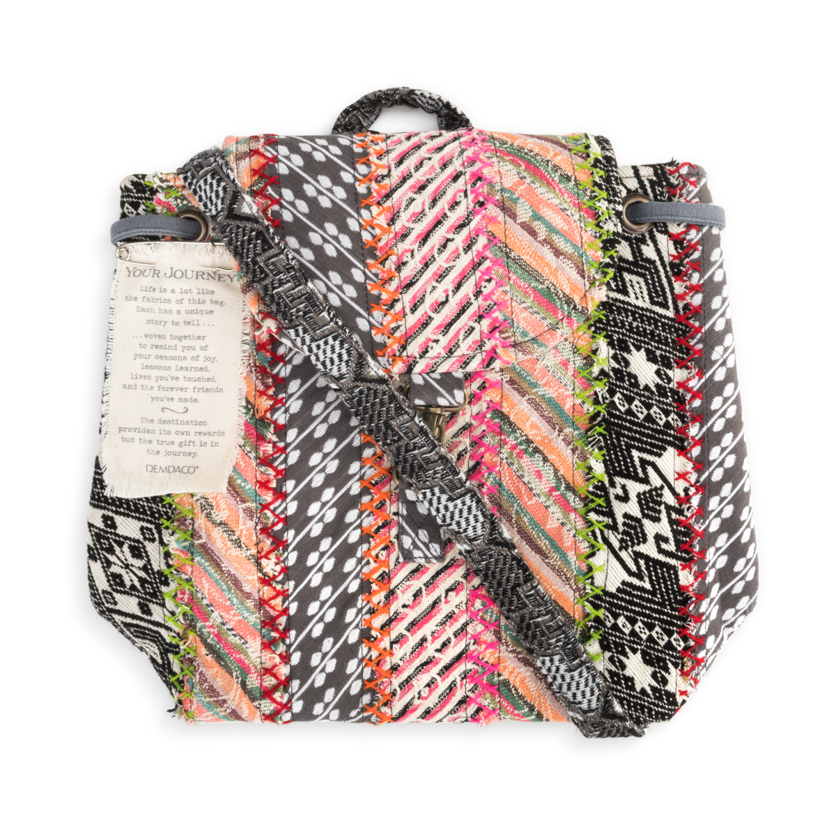 Your Journey multicolored backpack