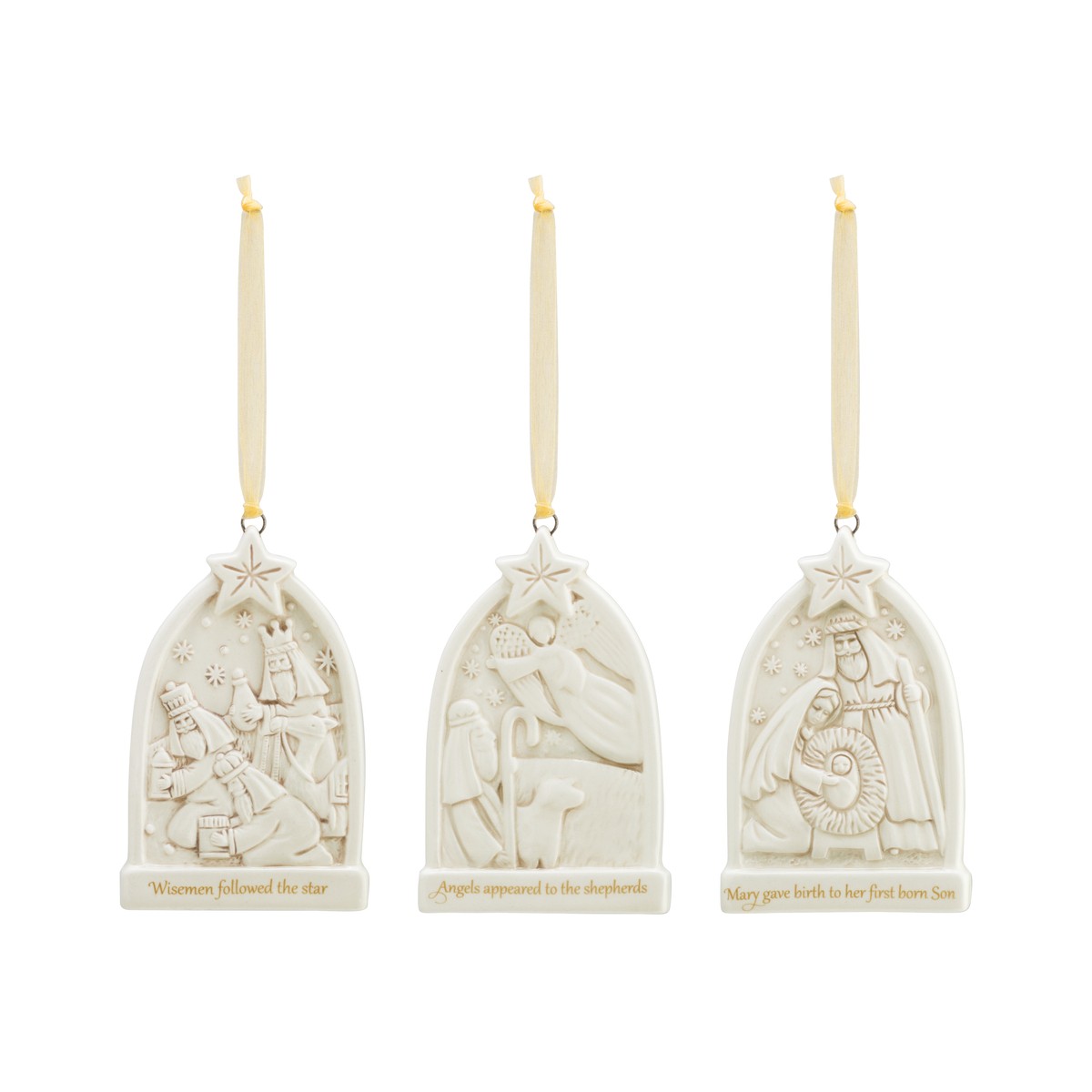 Nativity Triptych Ornaments