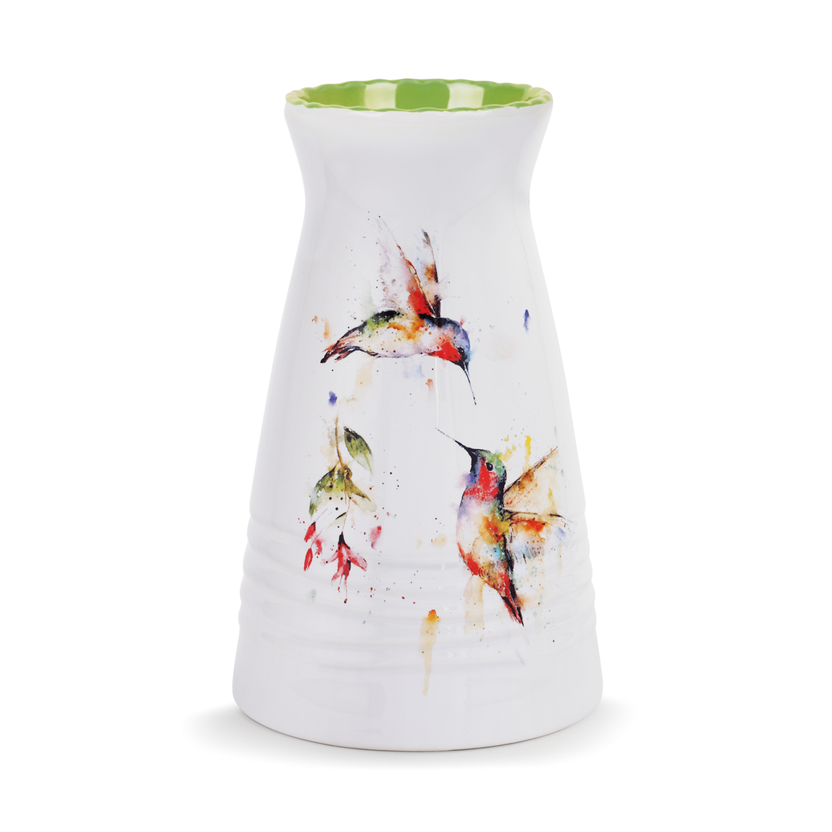 Summer Hummingbirds Vase