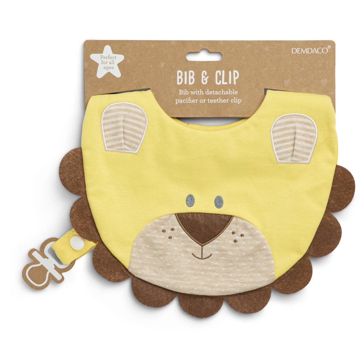 Lion Bib and Clip Lion Bib and Clip